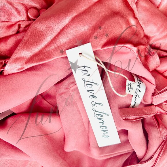 FOR LOVE & LEMONS Jewel Maxi Dress In Mauve (size S) NWT - Picture 12 of 13